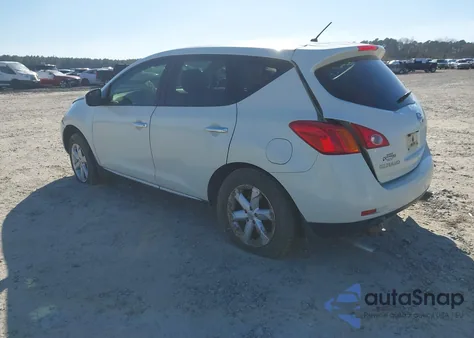 2009 Nissan Murano S z USA, uszkodzony, nr VIN JN8AZ18U69W017780